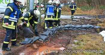 Katastrophenschutz meldet 27 Einsätze wegen Hochwasser in Merzig-Wadern - Saarbrücker Zeitung