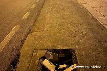 Tombini sfondati in via Annibale Maria di Francia, Andrea Ferri: "Non aspettiamo l'incidente" - TraniViva