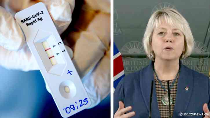 B.C. has 1.3M rapid tests in a warehouse, officials confirm after top doctor called it an 'urban myth'