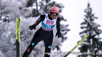 Skispringer Geiger führt nach erstem Durchgang