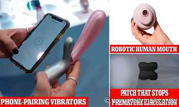 Skin patch that improves men's performance, vibrators and robot that simulates a human mouth at CES