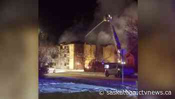2 charged with arson after fire destroys Sask. apartment building