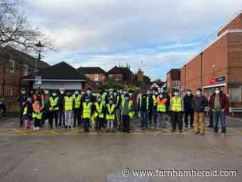 Young Muslims kick off new year with litter picks in Farnham and Aldershot - Farnham Herald