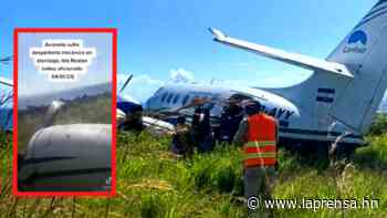 VIDEO: Pasajeros graban accidente de avioneta en Roatán - La Prensa de Honduras