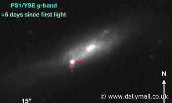 Astronomers watch rapid self-destruction of a massive star in real time