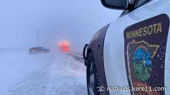 Snow and wind wreak havoc on Minnesota roads