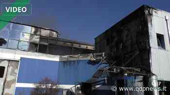 Volpago del Montello, incendio Pmg sotto controllo ma i danni ai magazzini sono ingenti. In corso le indagini dell'Arpav sulla presenza di inquinanti - Qdpnews