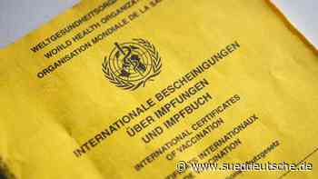 33 Impfpässe gefälscht: Polizei ermittelt gegen Frau - Süddeutsche Zeitung