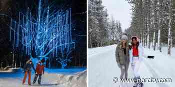This Skating Trail In Ontario Lets You Glide Through An Illuminated Forest On A Mountain - Narcity Canada