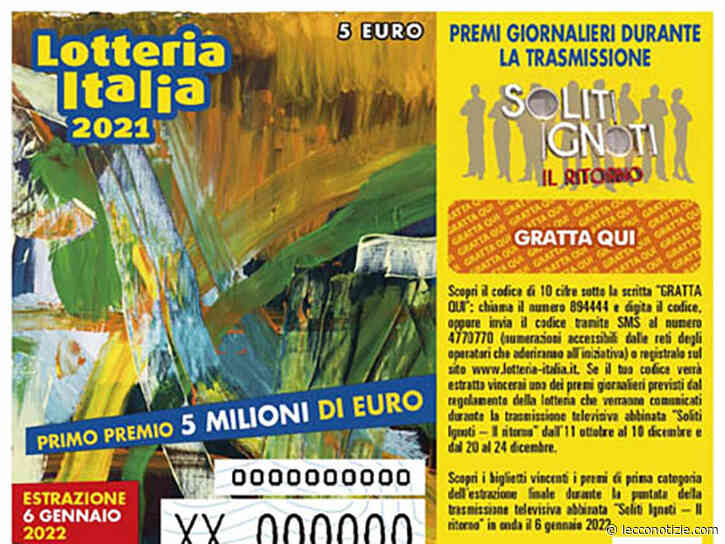 Lotteria Italia, premi anche a Lecco ea Mandello. I biglietti vincenti - Lecco Notizie