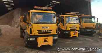 Gritters out in Cornwall as temperatures set to plummet - Cornwall Live
