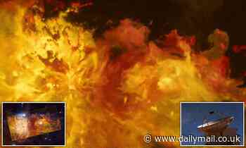 Captivating new image of the Flame Nebula's 'spectacular firework display' is released