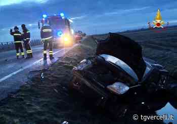 Incidente tra due auto all'alba sulla Provinciale 11 - tgvercelli.it
