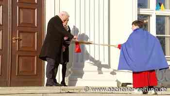 Empfang vor dem Schloss Bellevue: Sternsinger aus dem Bistum Aachen zu Gast beim Bundespräsidenten - Aachener Zeitung