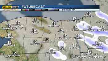 Yellow Alert for local lake effect snow arriving this morning