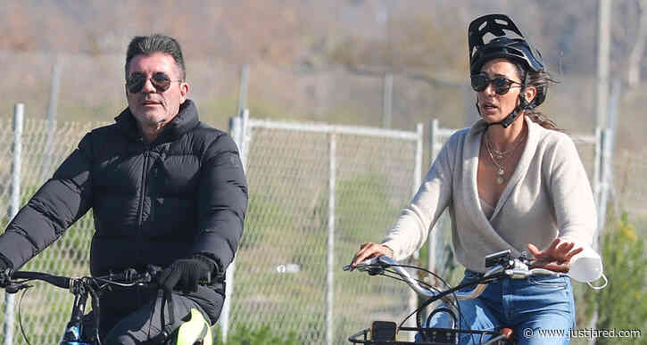 Simon Cowell Goes for Bike Ride Around Malibu with Longtime Girlfriend Lauren Silverman