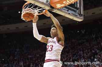 Trey Galloway and Trayce Jackson-Davis connect for a BEAUTIFUL alley-oop, Indiana gets statement victory against Ohio State