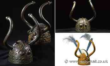 Bronze horned helmets taken from a Danish bog didn't belong to the Vikings, study says