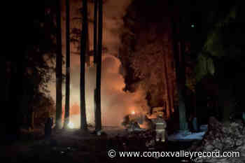 One person taken to hospital after cabin fire near Port Alberni – Comox Valley Record - Comox Valley Record