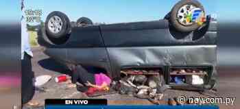 Tragedia en José Leandro Oviedo: Vuelco de vehículo deja un fallecido | Noticias Paraguay - NPY