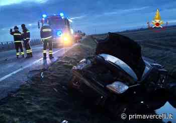 Schianto fra due auto sulla Sp 11 - Prima Vercelli
