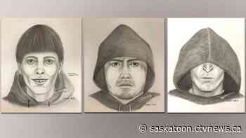 Battlefords RCMP release sketches in search for assault suspects