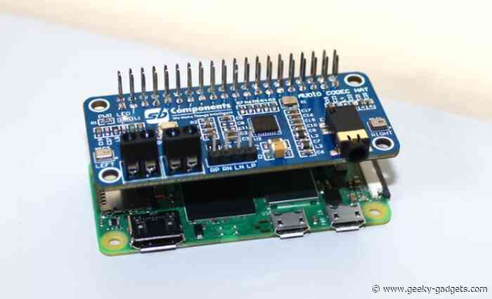 Raspberry Pi Audio Codec HAT adds a wealth of features to your project