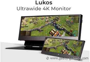 Lukos ultra-wide portable 4K Monitor from $379
