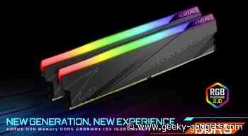 AORUS DDR5 6000 MHz 32GB RGB memory kits unveiled by GIGABYTE