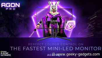 AOC mini LED monitor with system latency tools and more