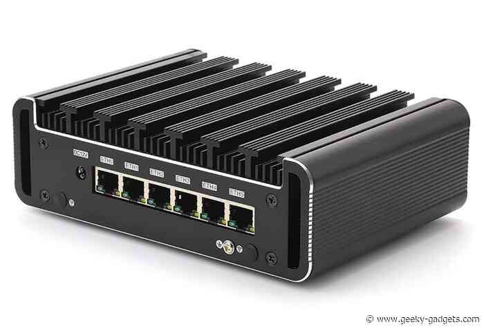 Pfsense Box mini PC with 6 Gigabit Ethernet from $417