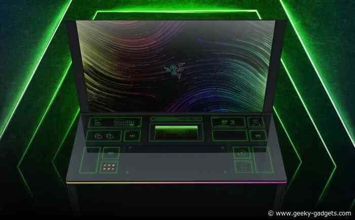 Razer Project Sophia modular gaming desk concept unveiled at CES 2022