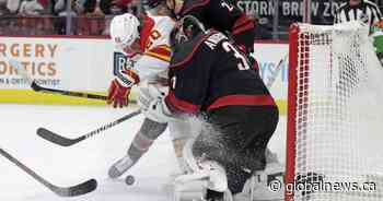 Andersen stops 36 shots as Hurricanes beat Flames 6-3