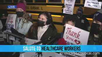 Salute To Healthcare Workers Rally Kicks Off At Advocate Christ Medical Center - CBS Chicago