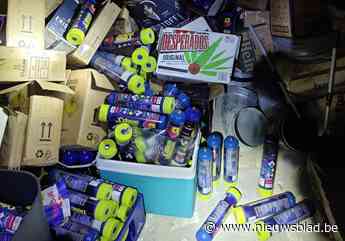 Brusselse politie legt kerstfeestje met 198?gasten en massa's lachgas stil - Het Nieuwsblad