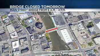 TRAFFIC ALERT: Main Street Bridge downtown closing for log removal Saturday