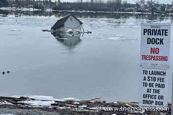 Building spotted floating down Fraser past Maple Ridge – Chilliwack Progress - Chilliwack Progress