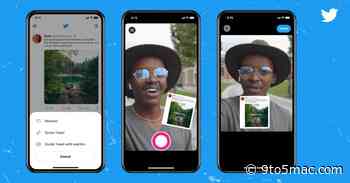Twitter testing new option to retweet with a video reaction on iOS
