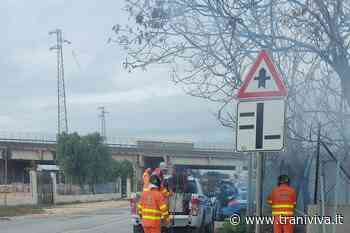 Principio d'incendio prontamente spento dagli operatori Oer - TraniViva