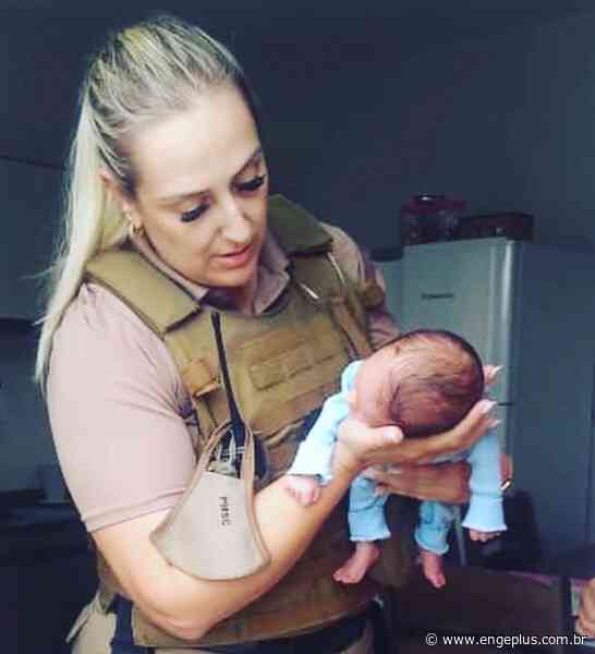 Policial militar salva bebê engasgado em Capivari de Baixo - Engeplus