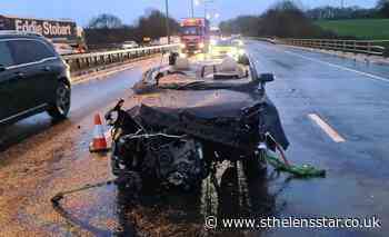 Severe delays on M6 after crash between car and van - St Helens Star