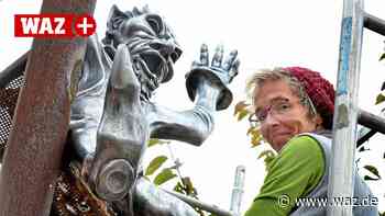 Witten: Neuer Zwerg Goldemar glänzt jetzt in luftiger Höhe - Westdeutsche Allgemeine Zeitung