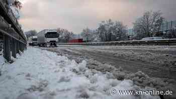 Schneechaos in Hessen und Bayern: Autobahnen über Stunden blockiert