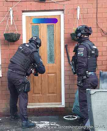 Drugs, weapons and cash seized and man arrested during raid