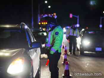 Ottawa police charge 88 motorists with impaired driving-related offences in festive-season RIDE programs - Ottawa Sun