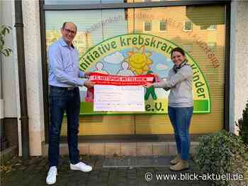 500 Euro für die Elterninitiative krebskranker Kinder Koblenz - Blick aktuell