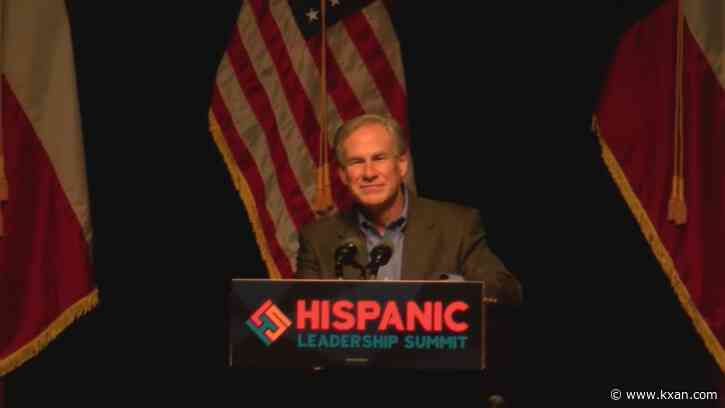 Governor Greg Abbott announces re-election in McAllen