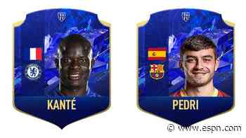 FIFA 22 Team of the Year: N'Golo Kante, Pedri, Bruno Fernandes among nominees for midfield spots in Ultimate XI - ESPN