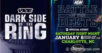 Dark Side of the Ring Marathon Set Before AEW Battle of the Belts - Bleeding Cool News
