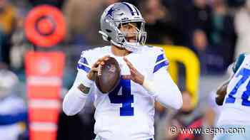 Dak breaks Romo's single-season team TD record